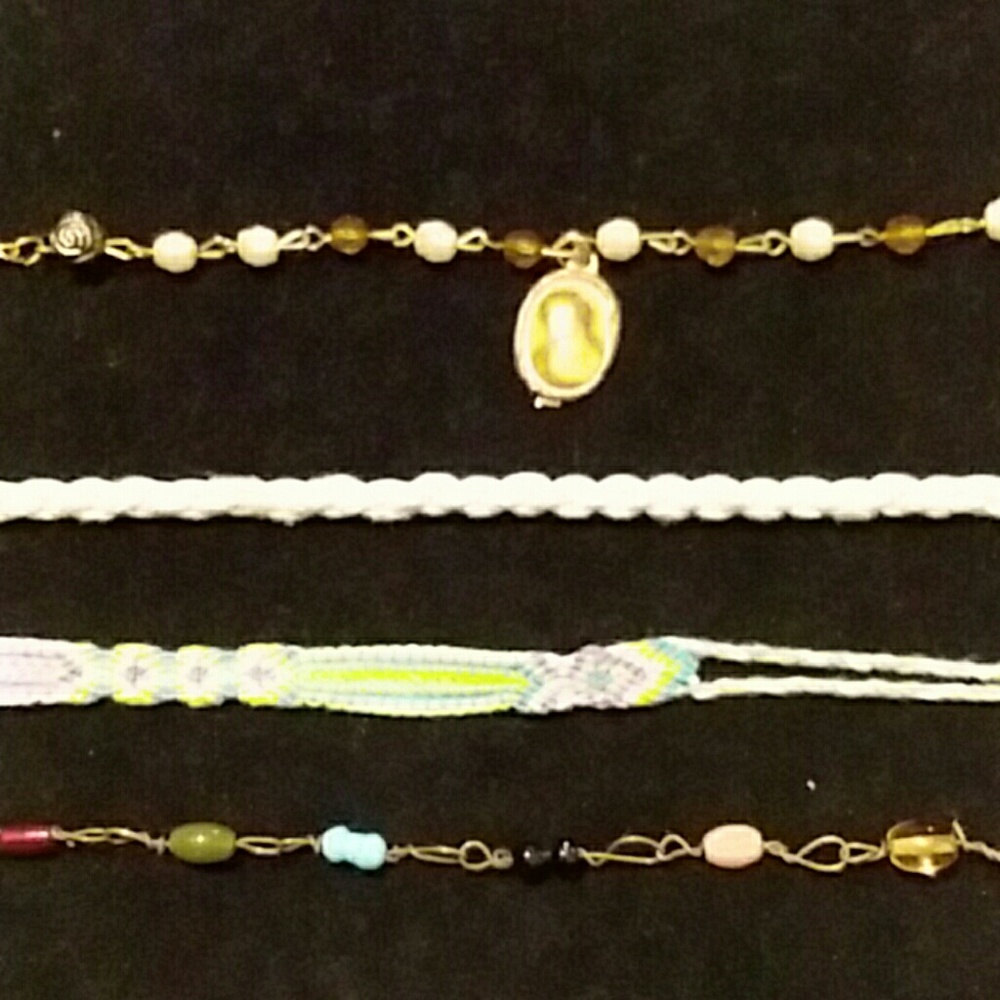 4 bracelets